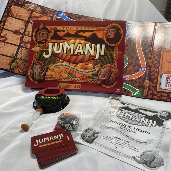 Cardinal Other - Jumanji  The Game - 2017 Board Game  Ages 5+ 2-4 Players
